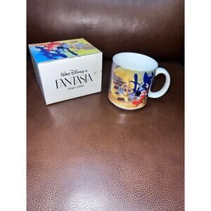 Vintage Disney Fantasia Mickey Mouse Sorcerer's‎ Apprentice Mug 1940-1990